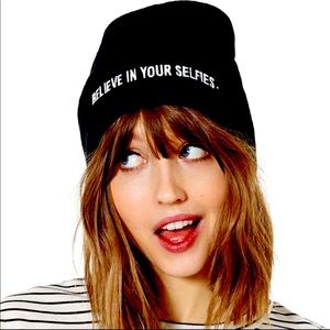 UNIF selfies beanie NWOT